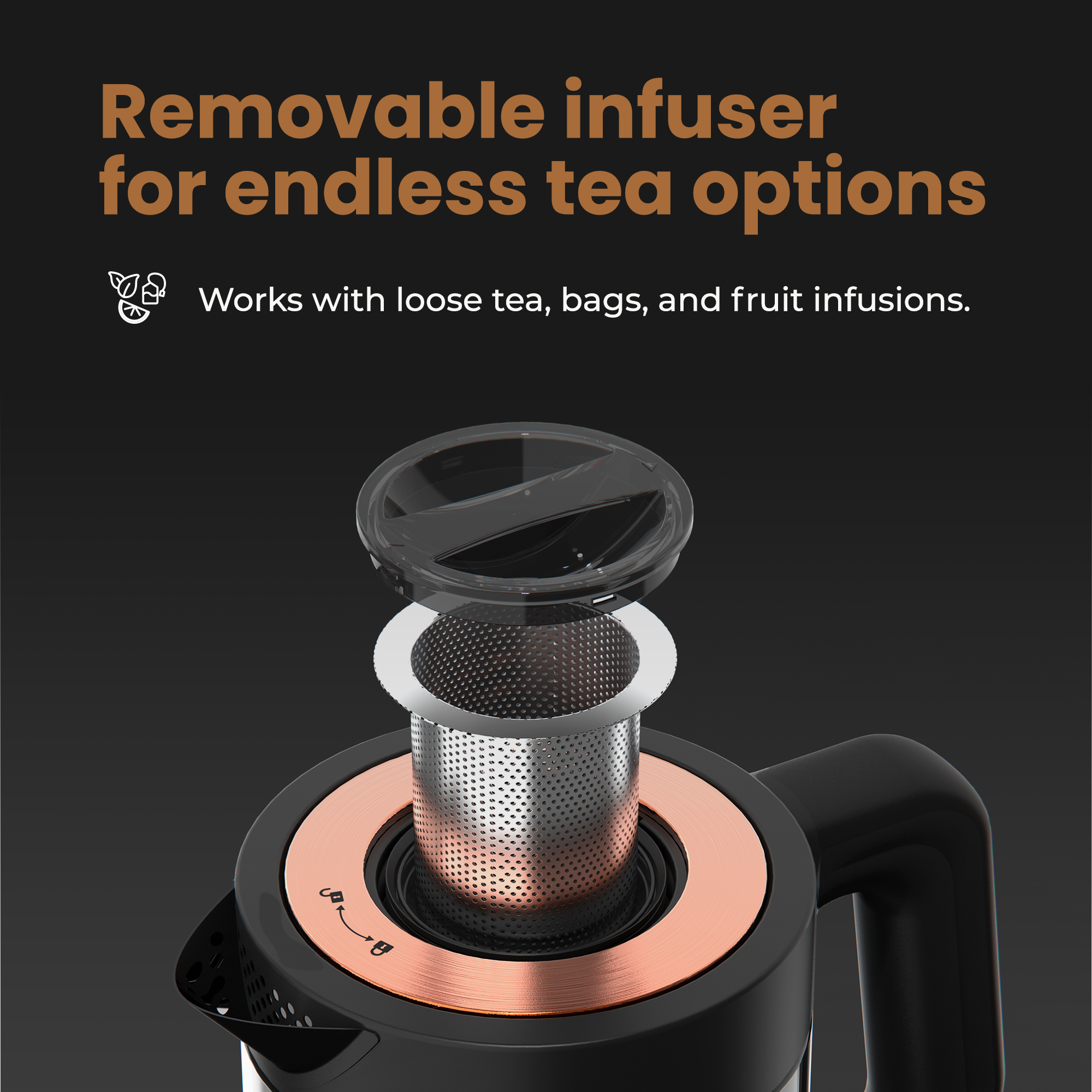 Automatic Digital Tea Maker with Infuser